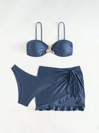 Conjunto de Biquíni Enseada com 3 Peças — fotografia 4 | Mar & Pérola