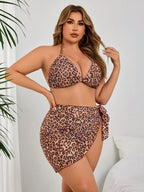 Conjunto de Biquíni Plus Size Padrão Discreto