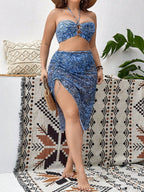Conjunto Plus Size de Biquíni Brisa da Ilha com Saia — fotografia 1 | Mar & Pérola