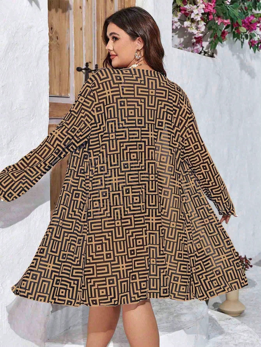 Conjunto Plus Size de Biquíni Orla Solar com Kimono — fotografia 8 | Mar & Pérola