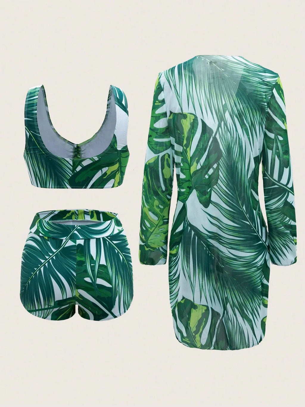 Conjunto Tropical 3 Peças Brisa Tropical com Saída de Praia — fotografia 12 | Mar & Pérola