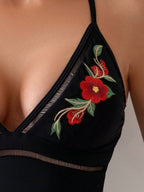 Maiô Floral Halter Flor de Maré — fotografia 4 | Mar & Pérola