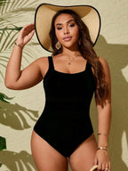 Maiô Plus Size Decote U Clássico