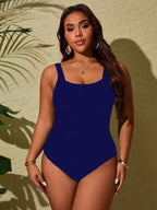 Maiô Plus Size Decote U Clássico