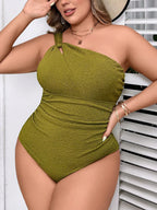 Maiô Plus Size Gola Assimétrica Enseada — fotografia 3 | Mar & Pérola