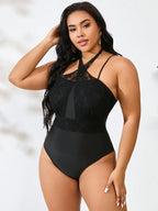 Maiô Plus Size Laço Contraste Brisa da Ilha — fotografia 3 | Mar & Pérola