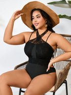 Maiô Plus Size Laço Contraste Brisa da Ilha — fotografia 5 | Mar & Pérola