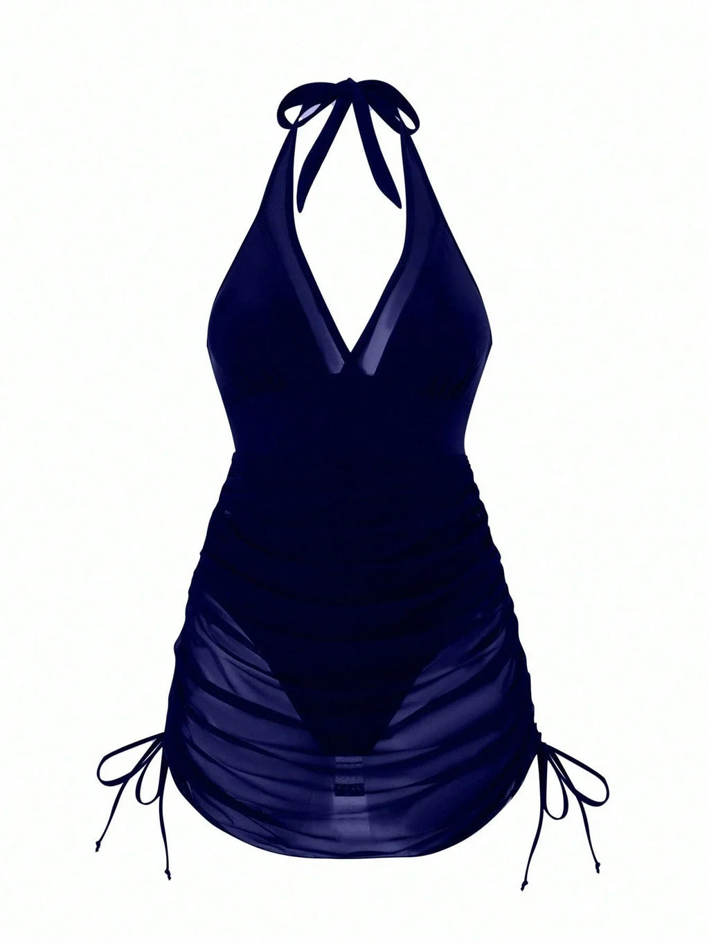 Maiô Vestido Halter Luz da Orla com Bojo Embutido — fotografia 9 | Mar & Pérola