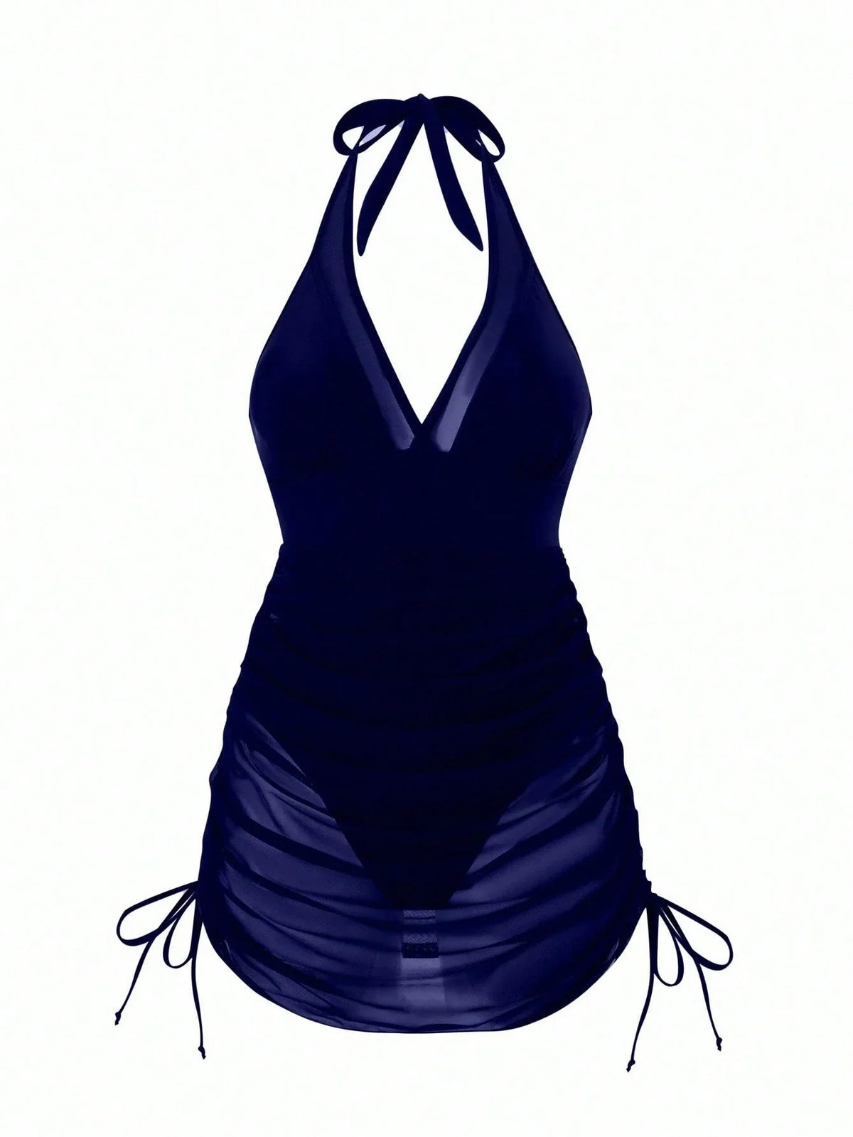 Maiô Vestido Halter Luz da Orla com Bojo Embutido — fotografia 9 | Mar & Pérola