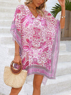 Saída de Praia Cover-Up Manga Morcego Estampa Paisley Enseada — fotografia 8 | Mar & Pérola