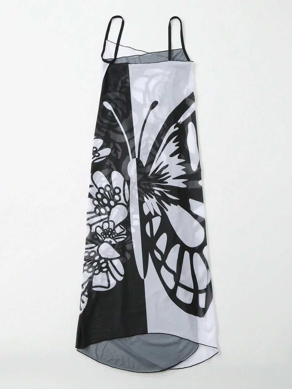 Saída de Praia Estampa Floral e Borboleta Flor de Maré — fotografia 14 | Mar & Pérola