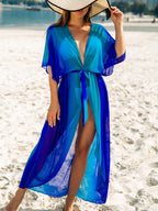 Saída de Praia Kimono Degradê Brisa da Ilha com Cinto — fotografia 1 | Mar & Pérola