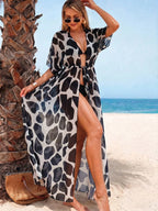 Saída de Praia Kimono Resort Brisa da Ilha com Cinto Meia Manga — fotografia 33 | Mar & Pérola