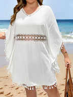 Saída de Praia Plus Size Brisa de Verão com Pendão — fotografia 5 | Mar & Pérola