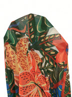 Saída de Praia Plus Size Cruzada Tie Back