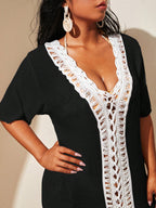 Saída de Praia Plus Size Detalhe Vazado Enseada — fotografia 6 | Mar & Pérola