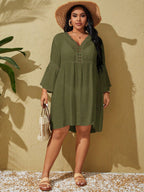 Saída de Praia Plus Size Renda da Maré com Renda — fotografia 6 | Mar & Pérola