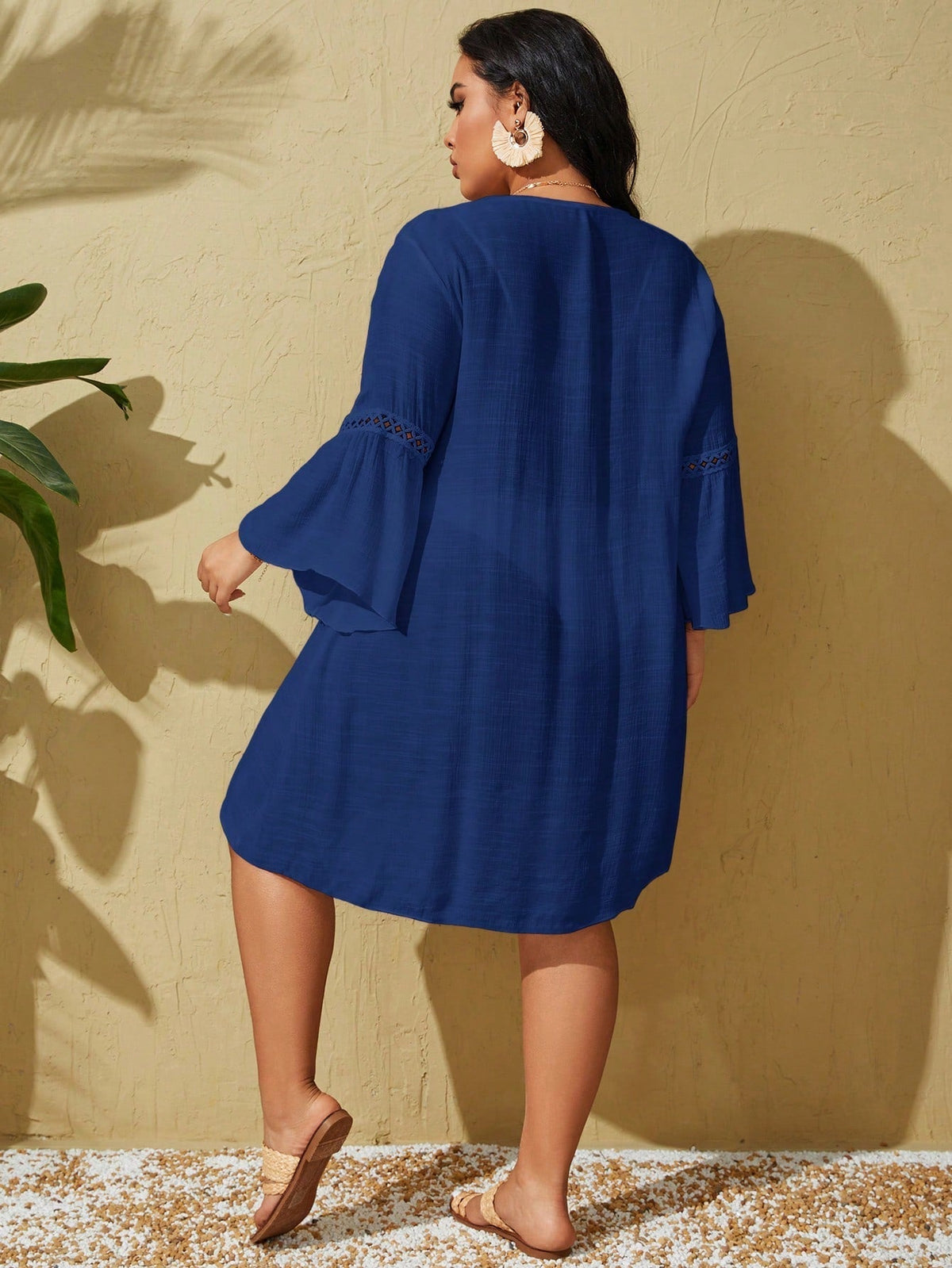 Saída de Praia Plus Size Renda da Maré com Renda — fotografia 18 | Mar & Pérola