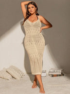 Saída de Praia Plus Size Semi-Transparente Costa Serena — fotografia 6 | Mar & Pérola