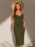 Saída de Praia Plus Size Semi-Transparente Costa Serena — fotografia 10 | Mar & Pérola
