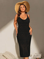 Saída de Praia Plus Size Semi-Transparente Costa Serena — fotografia 19 | Mar & Pérola