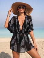 Saída de Praia Vestido Ajustado Maré Serena com Nó — fotografia 8 | Mar & Pérola