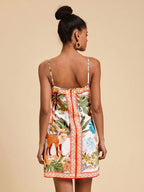 Saída de Praia Vestido Envelope Estampa Floral Flor de Maré — fotografia 5 | Mar & Pérola