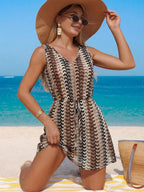 Saída de Praia Vestido Longo Enseada com Cinto Bordado — fotografia 10 | Mar & Pérola