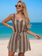 Saída de Praia Vestido Longo Enseada com Cinto Bordado — fotografia 11 | Mar & Pérola