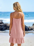 Saída de Praia Vestido Mini Enseada em A com Argola — fotografia 8 | Mar & Pérola