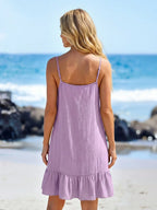 Saída de Praia Vestido Mini Enseada em A com Argola — fotografia 50 | Mar & Pérola