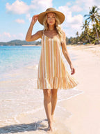 Saída de Praia Vestido Mini Enseada em A com Argola — fotografia 72 | Mar & Pérola