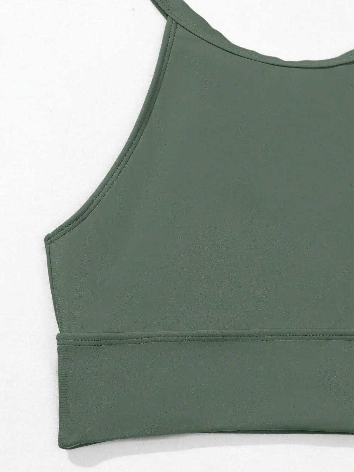 Tankini Boho Gola Alta Dividida Estampa Botânica
