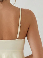 Tankini Enrugado Enseada com Babado e Alças Finas — fotografia 10 | Mar & Pérola