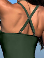 Tankini Franzido Cintura Alta Enseada — fotografia 19 | Mar & Pérola