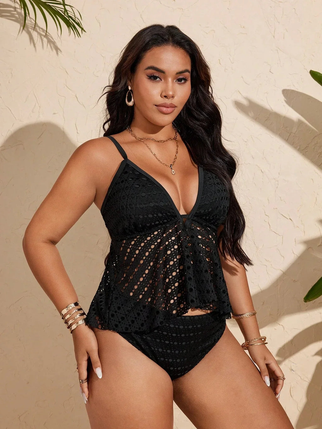 Tankini Plus Size Brisa da Costa com Fivela — fotografia 1 | Mar & Pérola