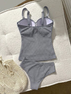 Tankini Push-Up Sol da Enseada com Fivela e Efeito Franzido — fotografia 17 | Mar & Pérola