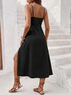 Vestido Camiseta Brisa da Ilha com Amarração e Fenda — fotografia 35 | Mar & Pérola