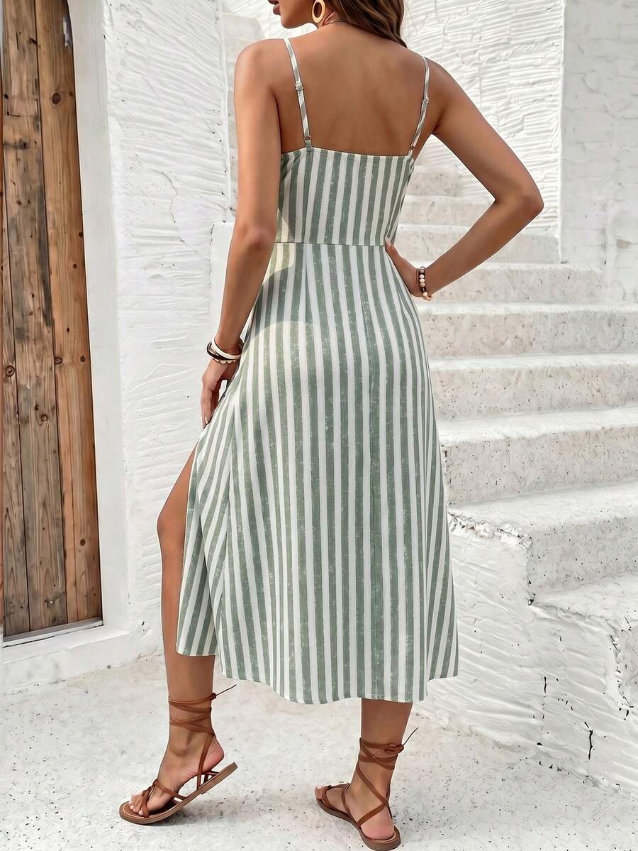Vestido Camiseta Brisa da Ilha com Amarração e Fenda — fotografia 85 | Mar & Pérola