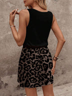 Vestido Casual Maré Selvagem com Estampa de Leopardo — fotografia 9 | Mar & Pérola