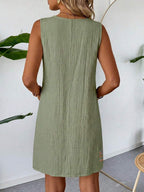 Vestido Curto Boho de Algodão Enseada Boho com Bordado — fotografia 47 | Mar & Pérola