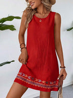 Vestido Curto Boho de Algodão Enseada Boho com Bordado — fotografia 55 | Mar & Pérola