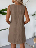 Vestido Curto Boho de Algodão Enseada Boho com Bordado — fotografia 60 | Mar & Pérola