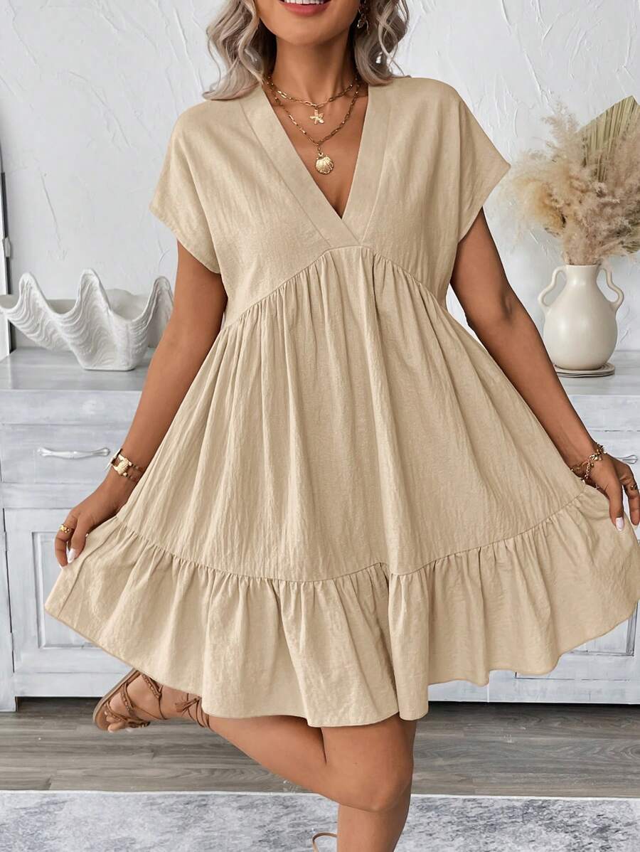 Vestido Curto Boho Orla Boho com Babado e Detalhe em Pompom — fotografia 6 | Mar & Pérola