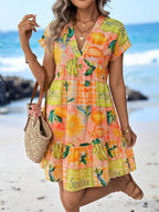 Vestido Curto Boho Orla Boho com Babado e Detalhe em Pompom — fotografia 11 | Mar & Pérola