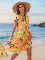 Vestido Curto Boho Orla Boho com Babado e Detalhe em Pompom — fotografia 15 | Mar & Pérola