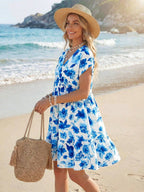 Vestido Curto Boho Orla Boho com Babado e Detalhe em Pompom — fotografia 35 | Mar & Pérola