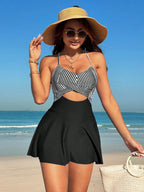 Vestido de Praia Listrado Linhas do Mar — fotografia 6 | Mar & Pérola
