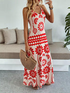 Vestido Longo Boho de Alças Finas Brisa Boho com Bainha Assimétrica — fotografia 18 | Mar & Pérola