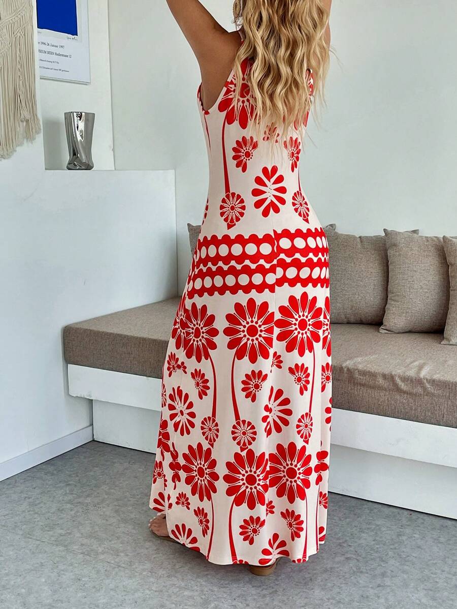 Vestido Longo Boho de Alças Finas Brisa Boho com Bainha Assimétrica — fotografia 19 | Mar & Pérola
